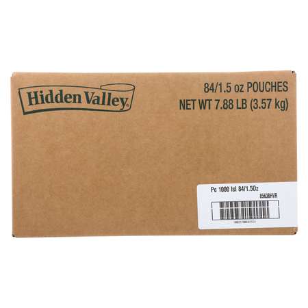 HIDDEN VALLEY Thick & Creamy Thousand Island Dressing 1.5 oz. Packet, PK84 85638HVR